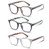 HGIOOIGH 3 Pack Reading glasses Blue light blocking UV Protection