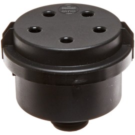 Solberg PS-04-050™ Inlet Compressor Plastic Filter Silencer, 1/2" MPT Outlet, 2-1/4" Height, 2-5/8" Diameter, 6 SCFM, Made in the USA