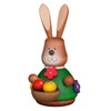 Christian Ulbricht Nodding Rabbit with Egg Basket 9.8 cm Novelty