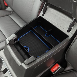 SHAOHAO 2024 2025 Chevy Colorado Center Console Organizer Tray Chevy Colorado & GMC Canyon Accessories 2023 2024 2025 Chevy Colorado & GMC Canyon Armrest Storage Box Coin Container Tray Pallet Drawer