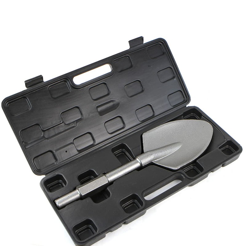XtremepowerUS 1-1/8" Hex Shank 5" Shovel Width Construction Clay Spade