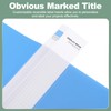 M&G 60-Pocket Binder with PP Plastic Sleeves A4(Blue), 2 Pack