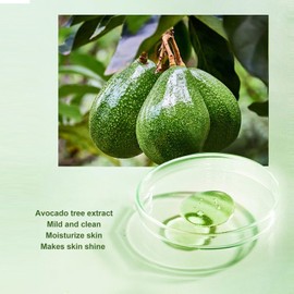 ZJchao 1Pcs Bálsamo Limpiador de Fusión de Maquillaje, Bálsamo Limpiador de Aguacate Refrescante Limpieza Profunda Cuidado de Piel, Limpiador Facial, Crema Removedora de Maquillaje