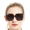 OCCI CHIARI Oversized Reading Sunglasses Women Classic Square Reader Sunglasses
