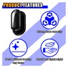 KITUREK 4 PCS Car Mini Hooks, Strong Self-Adhesive Backseat Hangers,
