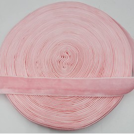 15 Yards Pink Velvet Ribbon Spool, for Wedding, Gift Wrapping, Hair Bows, Home Decorating (3/4in, Pink)