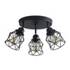 ABEAJAT Kitchen Light Fixtures, Adjustable Semi Flush Mount Ceiling Light