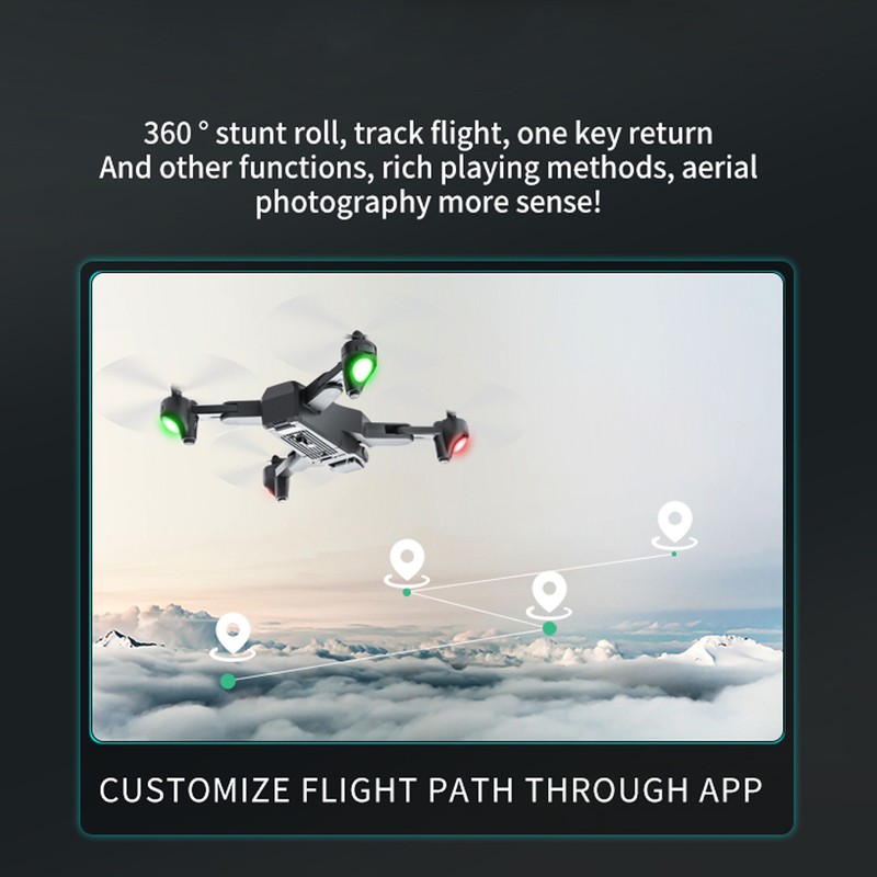 S186 Drone Fixed Height 3 Side Obstacle Avoidance Drone with