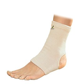 UptoFit Copper Ankle Compression Sleeve for Women Lightweight Breathable Brace for Foot and Ankle Support in Plantar Fasciitis, Achilles Tendon & Tendonitis (Large)
