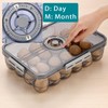 BTSKY Premium Plastic Egg Holder for Fridge - 24 Egg