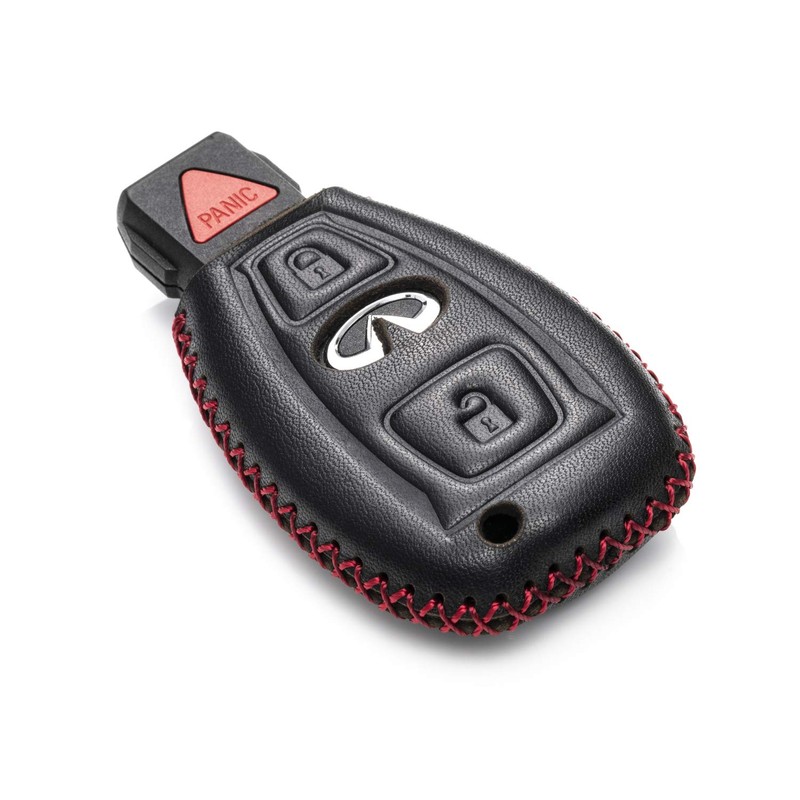 Vitodeco Genuine Leather Smart Key Fob Case Cover Protector with