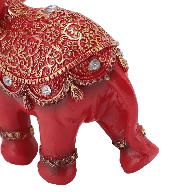 CHEOTIME Elephant Statue, Wealth Lucky Feng Shui Elephant Figurine Home