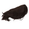 Women Synthetic Wig Long Straight Black Wigs Elastic Hair Wig