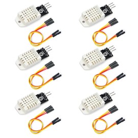 Funsto DHT22/AM2302 Digital Temperature and Humidity Sensor Module Temperature Humidity Monitor Sensor Replace SHT11 SHT15 for Arduino Electronic Practice 6pcs