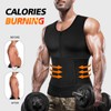 Cimkiz Mens Sweat Sauna Vest for Waist Trainer Zipper Neoprene