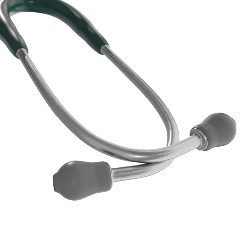 DocCheck "Lausch" Stethoscope - Double Head Chestpiece, Thick-Walled Tubing System,