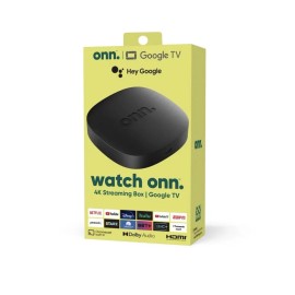 ONN. 2023 model Onn google TV 4K Streaming Device w/ Voice Remote Control & HDMI New