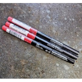 COVERGIRL 3 Covergirl CHERRY RED 220 Exhibitionist Lip Liner .012 oz ea NEW & SEALED!