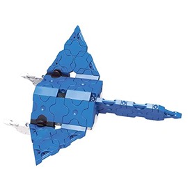 LaQ Marine World Mini Manta | 88 Pieces | Age 5+ | Creative, Educational Construction Toy Block | Made in Japan