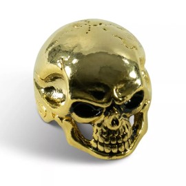 Q-Parts Jumbo Skull Knob I Gold QP-JS1G