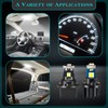40 Pieces T5 T10 LED Bulbs Dash Lights with Twist