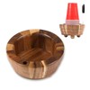 Wooden Cup Holder for Plastic Cups – Disposable Cup Dispenser