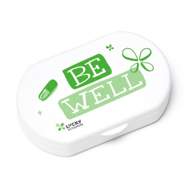 Lucky Vitamin - Healing Feelings Pocket Pill Case 3"x2" -
