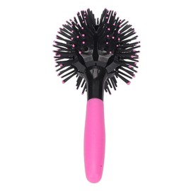 Cepillo de Pelo Redondo para Desenredar, Peine de Pelo Rizado 3D, Hogar de Alta Resistencia Esférico de 360 ​​grados para Mujeres