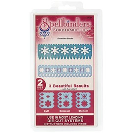 Spellbinders Borderabilities Petite Dies 5-1/2-Inch, Snowflake