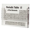 Jectse Large Periodic Table with Real Elements Inside Clear Acrylic,