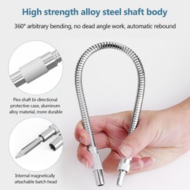 yoivkgo Pack of 16 Rim Lock Cracker, Robust and Easy to Use, Screw Extractor, Wide Range of Applications, Spiral Nuts, Suitable for Screws and Nuts (Average Size)