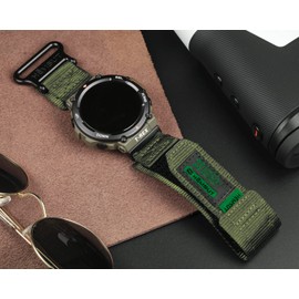 Torbollo Watch Bands Compatible with T-Rex/T-Rex 2, Rugged Nylon Sports Strap With Woven Loop Design