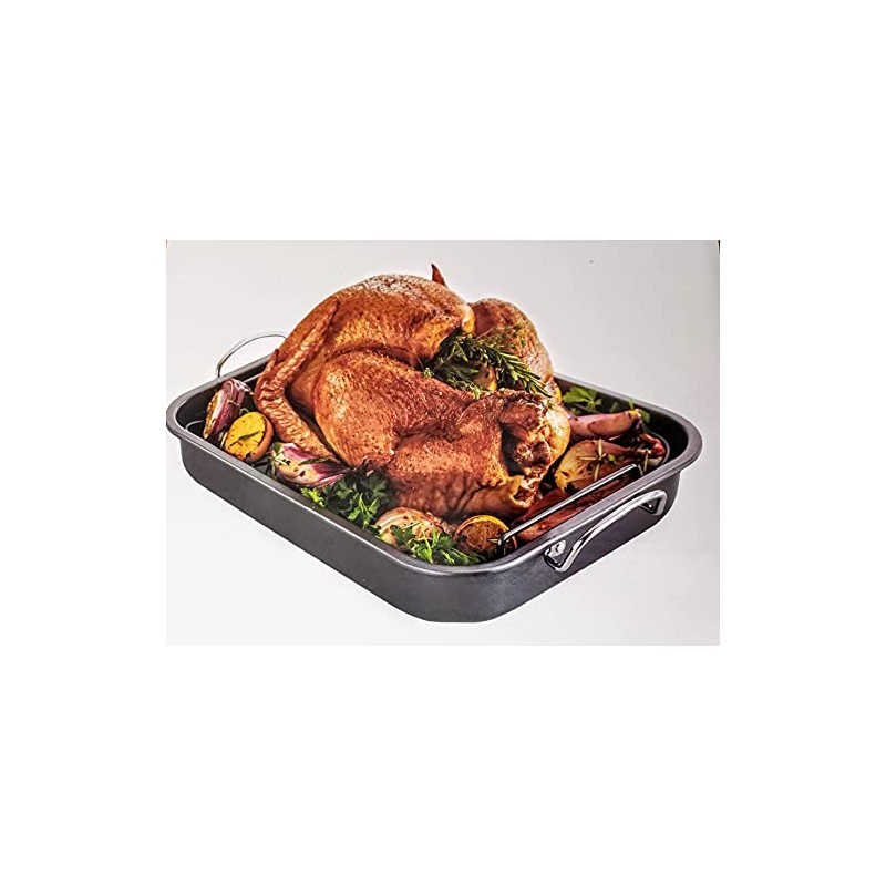 Turkey Roaster with Rack - Non Stick - PFOA Free
