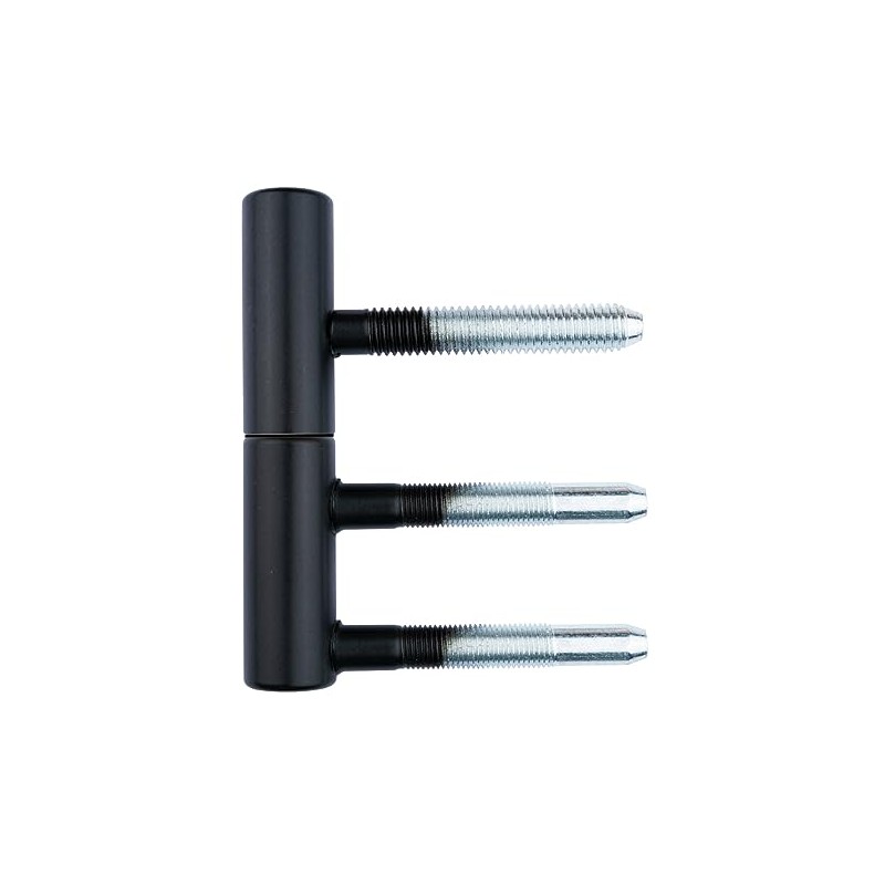 Door Hinge TB 2064 Black 2-Piece Powder Coated with Nylon
