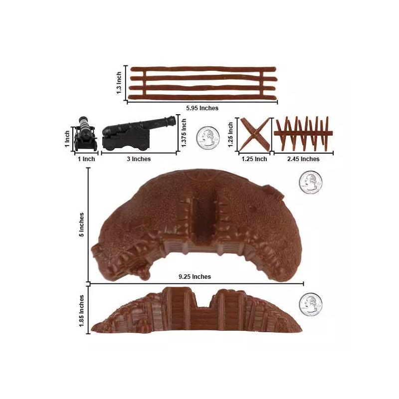 BMC CTS Marx Repro Redoubt Civil War Classic Toy Soldiers