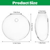LOLYSIC 8PCS Wall Mounted Vase, Glass Wall Vase Propagation Wallmount