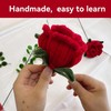DIY Rose Making Kit 700 PCS Chenille Stems - Red