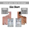 Fashion First Aid Clearly Gone Invisible Clear Bra Straps, 3/4