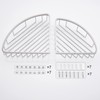 GORDEE [2 Pack] Corner Shower Caddy Organizer, SUS304 Stainless Steel