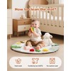 Macabaka Wooden Baby Play Gym & Tummy Time Playmat –
