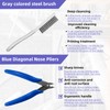 GLSJA Mini Diamond File Assorted Set | 10-Piece 3x140mm Needle