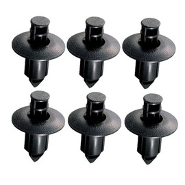 0900-005-00010 Push Rivets (Φ6/Yamaha Type A/Set of 6) Universal Black