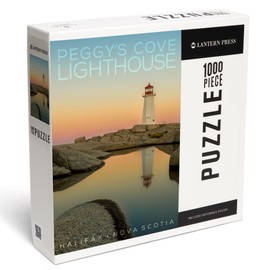 Lantern Press 1000 Piece Jigsaw Puzzle, Halifax, Nova Scotia, Peggy's Cove at Dawn