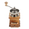 Manual Coffee Bean Grinding Machine Solid Wood and Metal Vintage