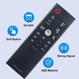AKB75595321 Replacement Remote Control for LG Sound Bar SL8Y SL8YG SL9Y SL9YG SL10Y SL10YG SPL8-W