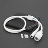 VGOL 9-adriges POE-LAN-Kabel, RJ45-Kamera-Netzwerkkabel, 12 V, 70 cm, kompatibel mit