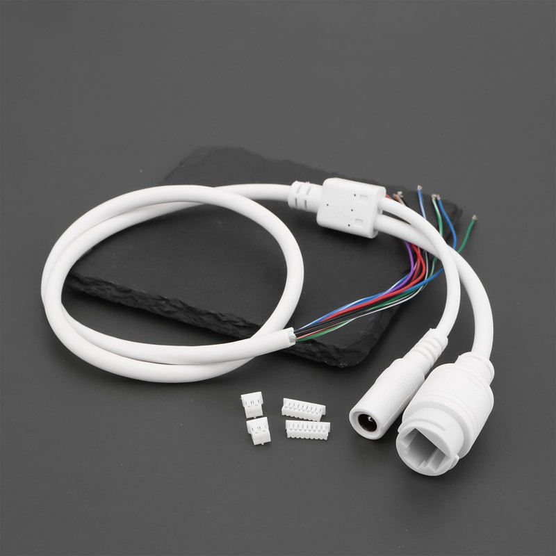 VGOL 9-adriges POE-LAN-Kabel, RJ45-Kamera-Netzwerkkabel, 12 V, 70 cm, kompatibel mit