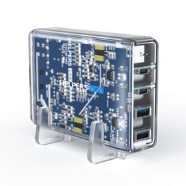 Helpers lab 30W 65W 4-Port USB C Notebook Ladegerät mit Dualer PD PPS Netzteil Kompatibel mit USB C Laptop MacBook Dell XPS Phone und mehr