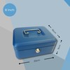 Cathedral Products Key Lockable Cash Box with Lift Out 6