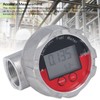 1 Inch Flow Meter LCD Display Digital Turbine Flow Gauge